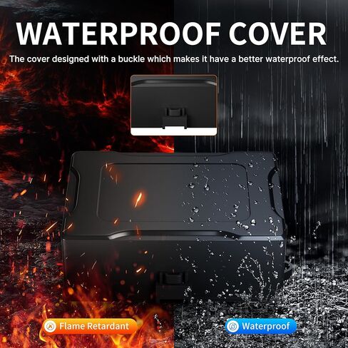 Joinfworld 12V Fuse and Relay Box Holds 6 Slots Universal Waterproof Relay Box with Pre-Wired, ATC/ATO Blade Fuses and 40A Relay for Automotive Car Truck Marine Boat in Kuwait