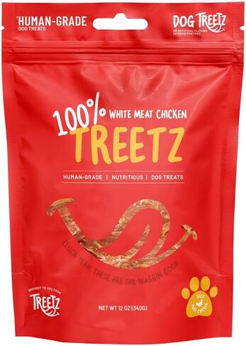Chicken Chips Dog Treats – Lean Protein, Human-Grade, All Natural & Easy to Digest – Soft & Meaty Texture for Training – No Fillers, Preservatives, or Artificial Flavors, 12 oz in Saudi Arabia