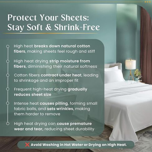 Chateau Home Collection King Size Sheets, Dark Denim, 800 Thread Count Sateen Weave 100% Egyptian Cotton, Deep Pocket in Saudi Arabia