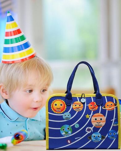 Busy Board Montessori Toys for 1 2 3 4 Year Old Girl Busy Book for Toddlers Preschool Learning Book for Fine Motor Skills, Sensory Toys for Autism Kids, Birthday Valentines Gifts for Girl 1-3 -Pink in Kuwait