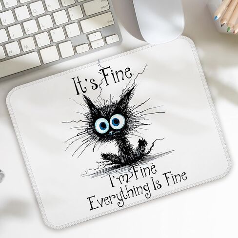 Funny Raccoon Mouse Pad, Retro Sarcastic Raccoon Meme Mouse Pads for Work Wireless Mouse Computers Laptop Desk Accessories, Coworker Sarcastic Office Gifts, Raccoon Gifts, 9.5x7.9 Inch in Saudi Arabia