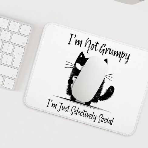 Funny Raccoon Mouse Pad, Retro Sarcastic Raccoon Meme Mouse Pads for Work Wireless Mouse Computers Laptop Desk Accessories, Coworker Sarcastic Office Gifts, Raccoon Gifts, 9.5x7.9 Inch in Kuwait