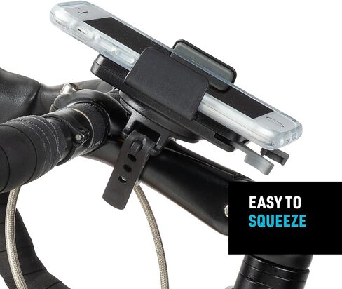 حامل هاتف ذكي دوار من Nite Ize Squeeze، حامل هاتف عالمي للدراجة للشريط أو الجذع، متوافق مع MagSafe iPhone 12 Pro Max/Mini/Galaxy/Edge/Google Pixel والمزيد in Saudi Arabia