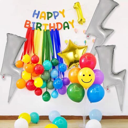 Bee Balloons 6 Pcs Foil Helium Shaped Animal Party Cartoon Woodland Balloons for Jungle Safari Theme Backdrop Kids Birthday Party Decorations Supplies in Kuwait