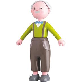 Haba Little Friends Grandpa Kurt - 4.5 "Dollhouse Toy Figure