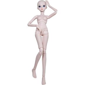 Proudoll 1/3 BJD Doll Ashley 24 " - 60 سم جسم دمية مخصصة ، Dolls Ball المفصلية SD ، المفاصل تحرك PVC DIY DOLLS