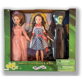 Oz 85th Anniversry Dorothy ، Toto Glinda & Wicked Witch Fashion Dolls Gift