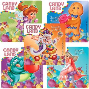ملصقات SmileMakers Candy Land معطرة - تفضل الحفلات - 50 لكل عبوة