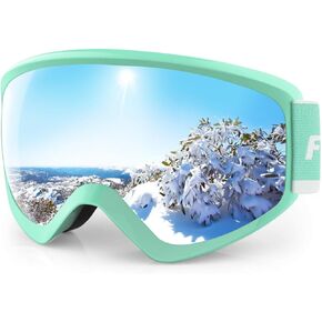 findway Kids Ski Goggles, Kids Snow Snowboard Goggles for Boys Girls Youth OTG