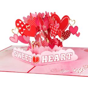 Whatsign Mothers Day Card - 3D POPET First Mothers Day Card for New Mom Love You Mom Popup Cards Hight with Envelope