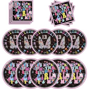 Its Me Hi Im The Birthday Girl Its Me Tableware, Music Birthday Decorations includes Its Me Hi Im The Birthday Girl Its Me Plates and Napkins for 24 Guests Perfect for Girl