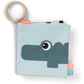 Done by Deer Fold-Out Soft Book - Deer Friends, Colour Mix - Baby Contrast Book with Contrasting Black and White Pages for Newborns' Visual Stimulation and Vibrant, Fun-Filled Pages for Older Babies