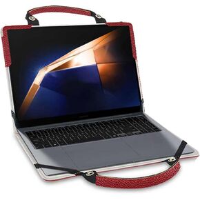 غلاف حالة الكمبيوتر المحمول لأكمام Samsung Galaxy Book4 Edge 14 NP940xmaa NP940XMA-KB1US مع حقيبة محمولة مع مقبض حقيبة ، أزرق
