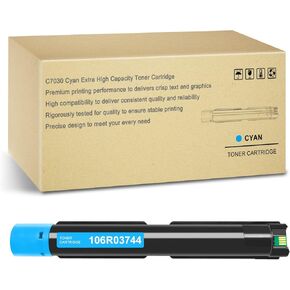 Versalink C7020 /C7025 /C7030 خرطوشة الحبر عالي السعة السماوية ، تم إعادة تصنيعها لـ Xerox 106R03744 (9،800 صفحة)
