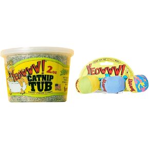 yeowww! حوض Catnip ، 2 أونصة وكرات القطط ، 3 كرات لكل عبوة