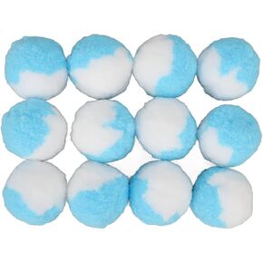 12pcs كرات لعبة القطط ، كرة قطة ناعمة مرنة الهادئة الداخلية القطط التفاعلية لعب الكرة الأليفة تدريب الكرة كرات القطة كرات القطة مضغ (الأزرق)