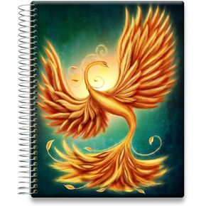 Tools4Wisdom Planner 2025-2026 - April 2025-2026 Calendar - 15 Months - 8.5x11 Inch Hardcover - Daily Weekly and Monthly - A5J6 - Phoenix Rising