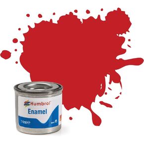 Humbrol AA6608 220 Italian Red Gloss - 14ml Enamel Paint Enamel Tins