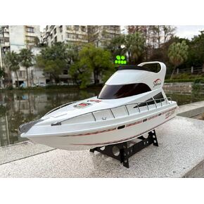 SOWOFA 27.5-Inch Remote Control Cruise Boats Model Giant Cruise Ship high-Speed Yacht Yacht Super Large Electric Charging Boat Simulation Yacht Model Teenagers and Adults 14+