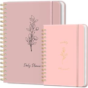 Daily Weekly Planner Notebook with Hourly Schedule, To Do List Notebook to Easily Organized