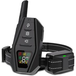 Dog Training Collar with Remote, IP67 Waterproof Dog Shock Collar, 1900Ft,3 Modes - Shock, Vibration, Beep - for 10lb - 120lb Small Medium Large Dogs