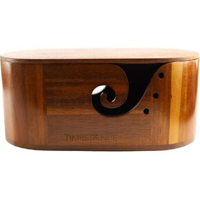Yarn Bowl - Yarn for Crocheting, Oval Holder & Bowl for Knitting, Decorative Storage for Crocheters & Amateur Fans