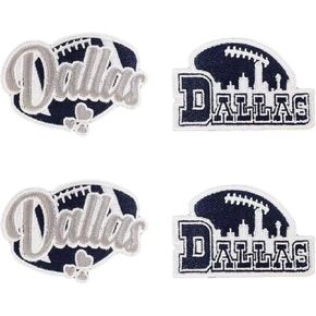 4pcs Rugby Fans Logo Team Logo Iron on Patches Patches Embroidery for close و dress و hat و jeans و diy accessories