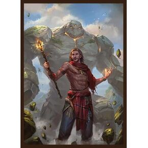 Khaldin - Titan -Caller Mage - 100 Card Sleeves (FN30S) - Fantasy North (Glossy)