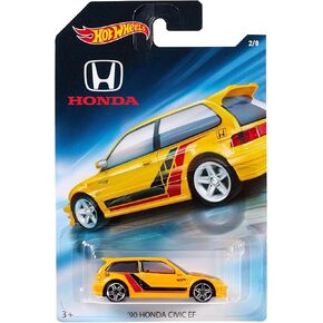 Hot Wheels 1990 Yellow Honda Civic EF - Series 2018 إصدار