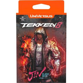 UniVersus: Tekken 8: Clash Deck - Jin - Ready to Play Character Deck, Deck-Building Battle Collectible Card Game, Paper Play Mat, Officially Licensed