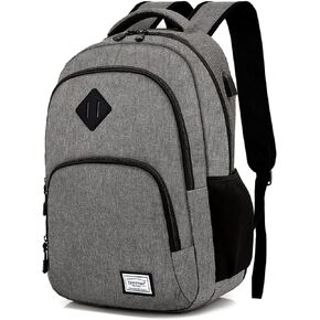 Travel Laptop Backpack, Carry On Backpack for Men Women Laptop Computer Work School Bag USB Port
