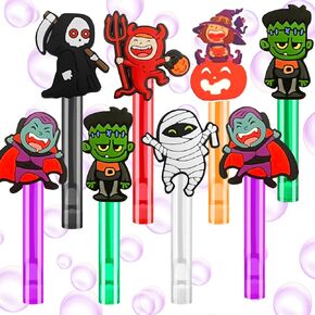 24PCS Halloween Party Favors for Kids Goodie Trick Or Treat Bag Fillers Pinata Gifts, Halloween Bubble for Halloween Treats School Classroom Rewards Gifts