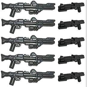 BrickArms Black DC-15 Weapons Pack