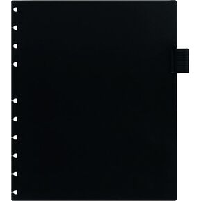 Rediform Blueline MiracleBind™ Notebook Accessory, Pen Holder, Poly with Elastic Loop, 11" x 9-1/16", Black (AFA11050PH)