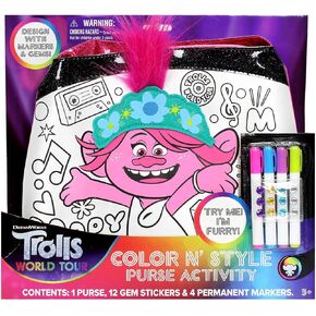 Tara Toys Trolls Color N style محفظة ، متعددة الألوان