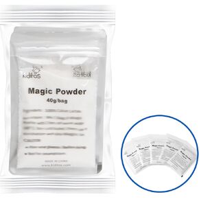 Kiditos 20 Colors Dinosaur Magic Water Elf+ Magic Water Elf Powder Elcling 5 Packs