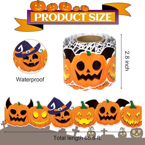 Halloween Bulletin Board Border, 65.6Ft Spider Skull Halloween Bulletin Border Halloween Skull Border Trim for Home Office School Classroom Chalkboard Whiteboard Wall Halloween Party Decor in Kuwait