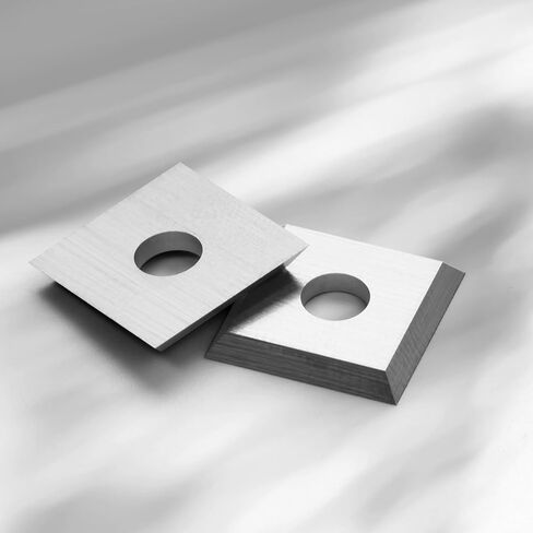 Genmitsu 10pcs Square Shape Tungsten Carbide Cutters Inserts Set, Spoilboard Surfacing Router Bit Replacement Cutter Accessories, 10x10x2.2mm, 30° Cutting Angle in Kuwait