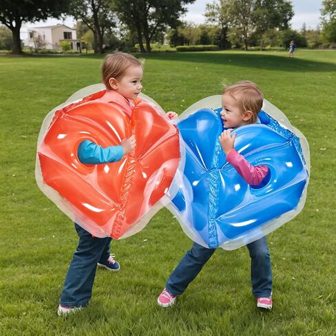 VEVOR Inflatable Bumper Balls 2-Pack, 5FT/1.5M Body Sumo Zorb Balls for Teen & Adult, 0.8mm Thick PVC Human Hamster Bubble Balls for Outdoor Team Gaming Play, Bumper Bopper Toys for Garden, Yard, Park in Kuwait