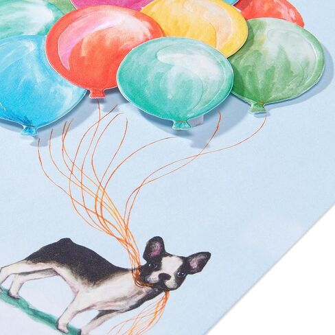Papyrus French Bulldog Birthday Card - Designed by Bella Pilar (Pawsitively Awesome) in Saudi Arabia