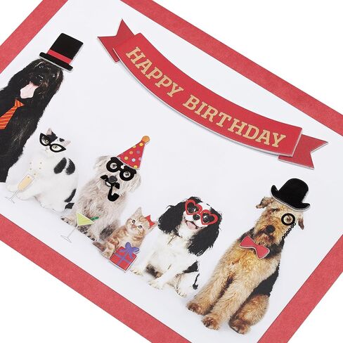 Papyrus French Bulldog Birthday Card - Designed by Bella Pilar (Pawsitively Awesome) in Saudi Arabia