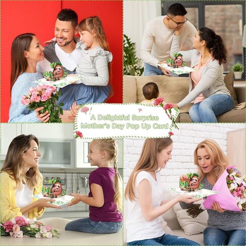 Whatsign Mothers Day Card - 3D POPET First Mothers Day Card for New Mom Love You Mom Popup Cards Hight with Envelope in Kuwait