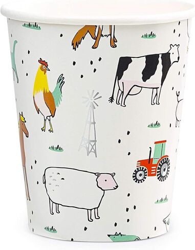 Daydream Society On The Farm Paper Party Cups, Pack of 8 in Saudi Arabia