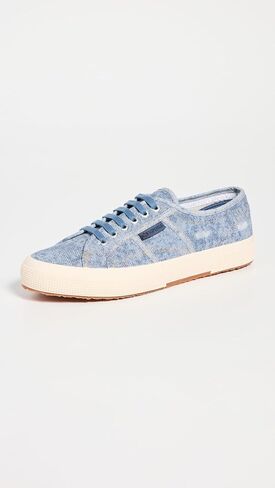 Superga Women's 2750 Cotton Denim Destroyed Sneaker in Kuwait