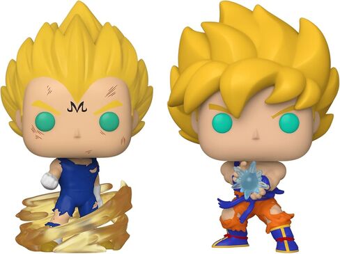Funko Pop! Animation: Dragon Ball Z 2-Pack – Majin Vegeta (#862) & Super Saiyan Goku Kamehameha (#948) in Saudi Arabia