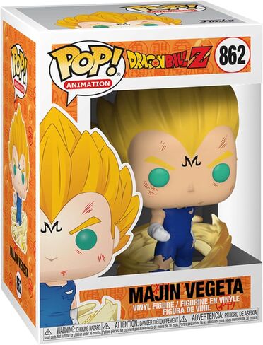 Funko Pop! Animation: Dragon Ball Z 2-Pack – Majin Vegeta (#862) & Super Saiyan Goku Kamehameha (#948) in Saudi Arabia