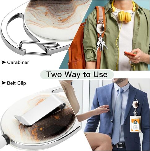 SOLEEBEE 28 '' بكرة شارة قابلة للسحب مع حامل الشارة العمودي ، سلسلة مفاتيح carabiner القابلة للسحب مع حامل بطاقة معرف مقطع الحزام لممرضة المعلم الطالب (الأرجواني) in Saudi Arabia