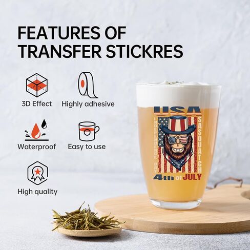 AFRITEE UV DTF Cup Wraps - 20 Sheets Green Weed Smoke Uvdtf Cup Wrap for 16 oz Glass, Rastafari Culture Waterproof Transfer Stickers Decals DIY Water Bottle Journal Paper Cutting Craft Decoration in Kuwait