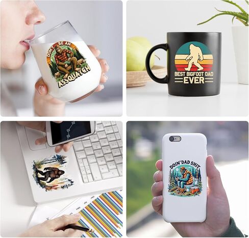 AFRITEE UV DTF Cup Wraps - 20 Sheets Green Weed Smoke Uvdtf Cup Wrap for 16 oz Glass, Rastafari Culture Waterproof Transfer Stickers Decals DIY Water Bottle Journal Paper Cutting Craft Decoration in Kuwait