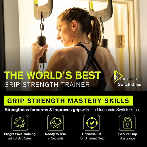 حلقات خشبية | نظام التمرين المحمول يعمل على شريط سحب Eleviia | الأشرطة القابلة للتعديل الأكثر سهولة في الاستخدام | تمرين القلب والصدر والظهر والعضلة ثلاثية الرؤوس وأكثر من ذلك بكثير in Kuwait